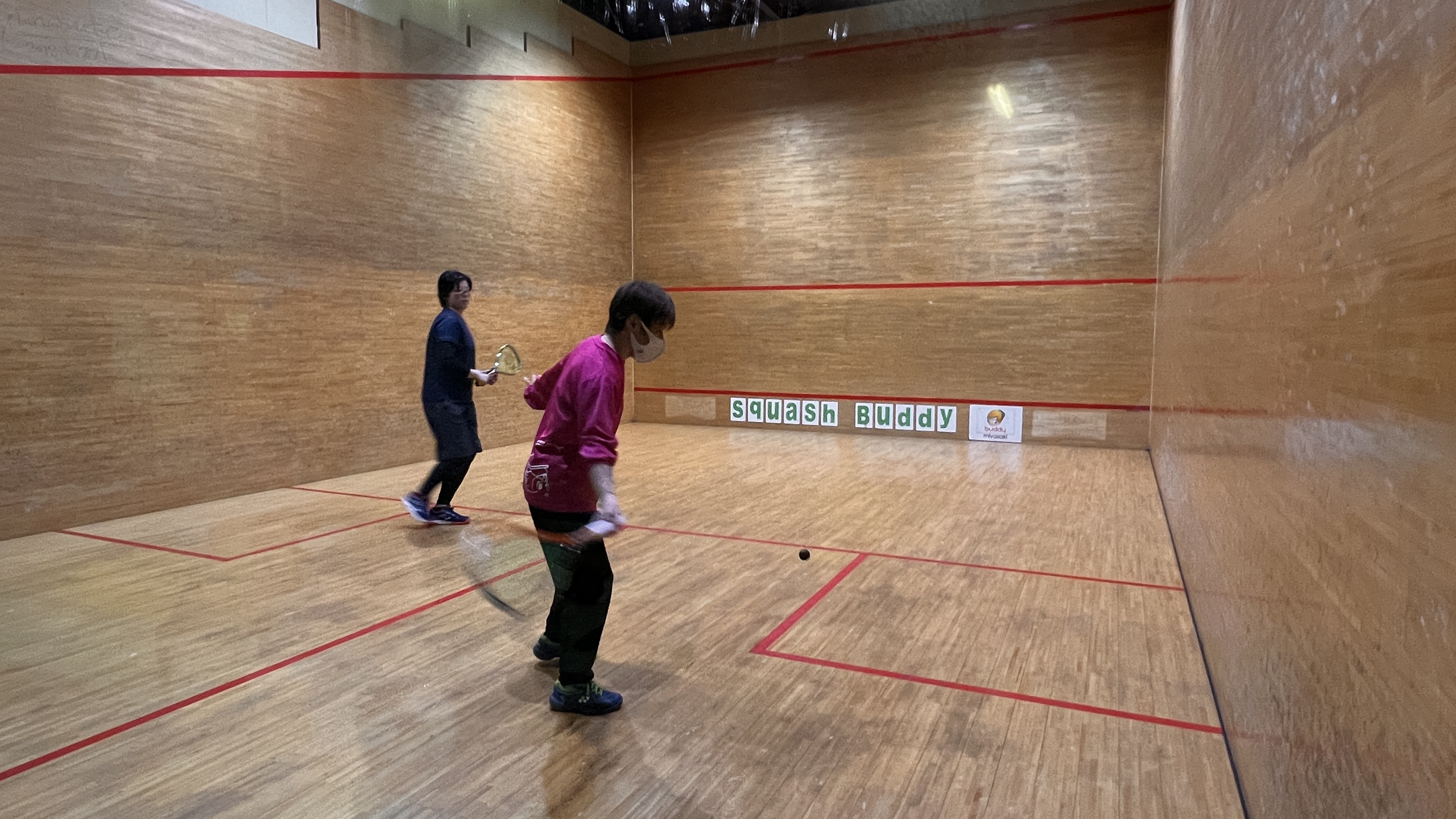 スカッシュ体験